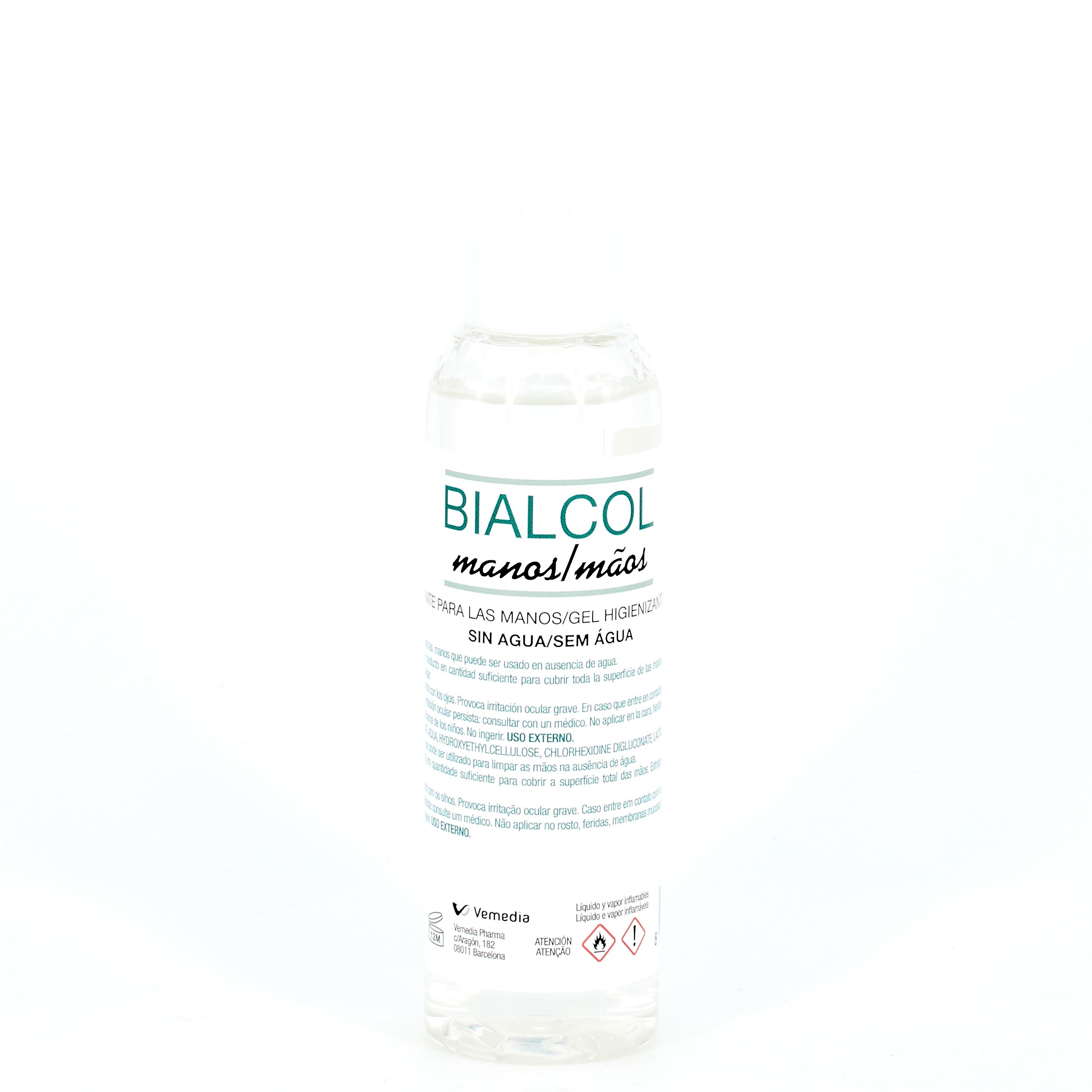 Bialcol Gel Desinfetante para as Mãos, 125ml.