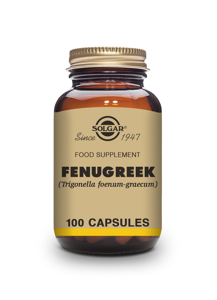 Solgar Fenugreek, 100 cápsulas vegetais.