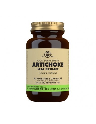 Alcachofra Solgar, 60 cápsulas vegetais.
