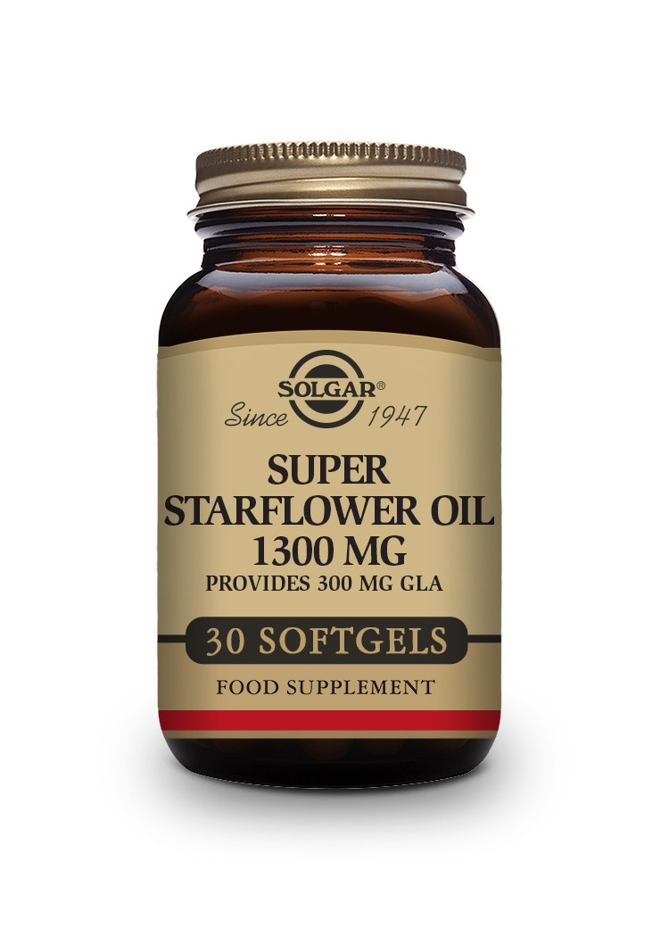 Solgar AC. Borragem 1300 mg, 60 Cápsulas gelatinosas.