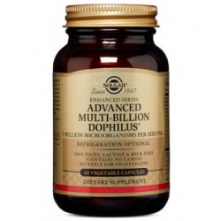 Solgar Advanced Multi- Billion Dophilus, 60 cápsulas vegetais.