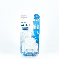 Philips Avent Anti-Colic Nipple Medium Flow +3m, 2 unidades.