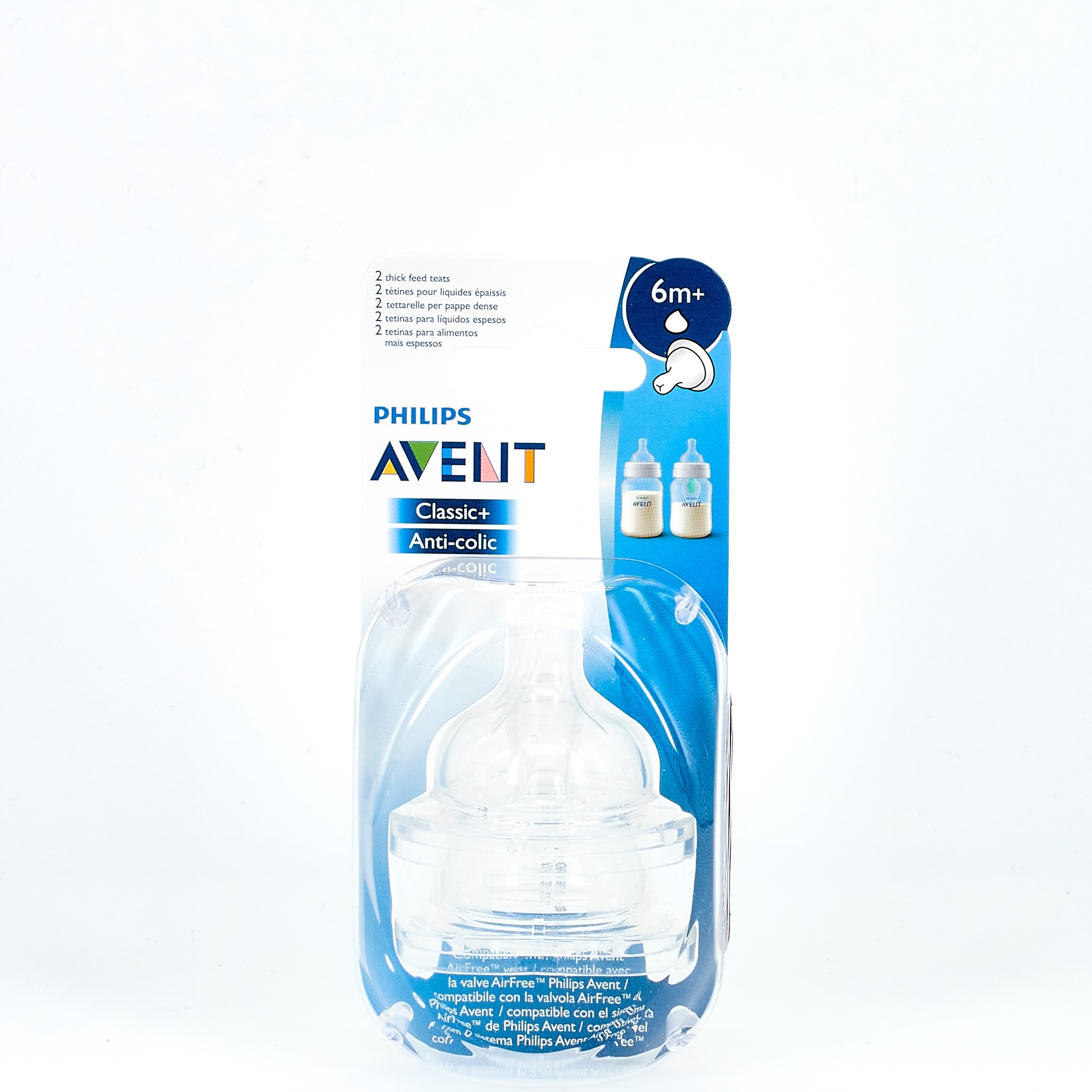 Philips Avent Thicker Teat líquido anti-cólica +6m, 2 unid.