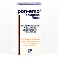 Pon-Emo Gel de Colágeno &Shampoo Dermatológico, 1litro