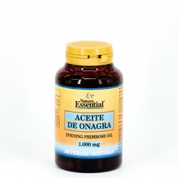 Nature Essential Evening Óleo de Prímula 1000mg, 100 cápsulas gelatinosas.