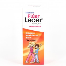 Lacer Fluor Daily 0,05% Morango, 500ml