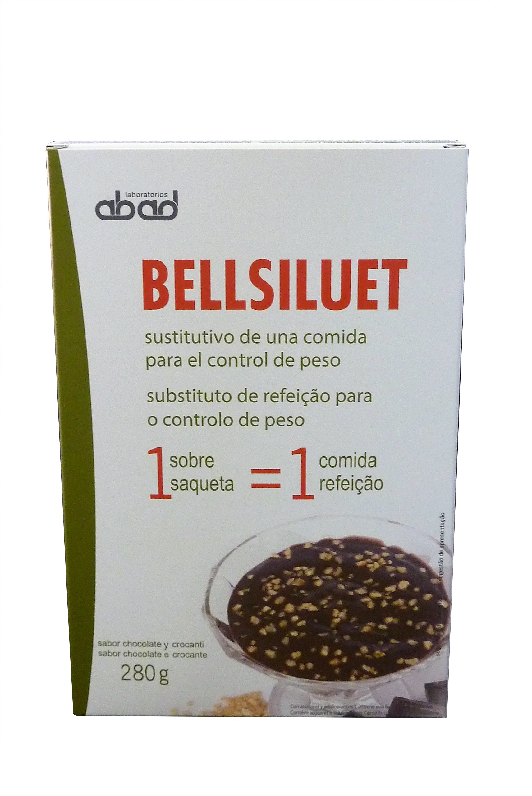 Abad Bellsiluet Creme de chocolate com sachês crocantes