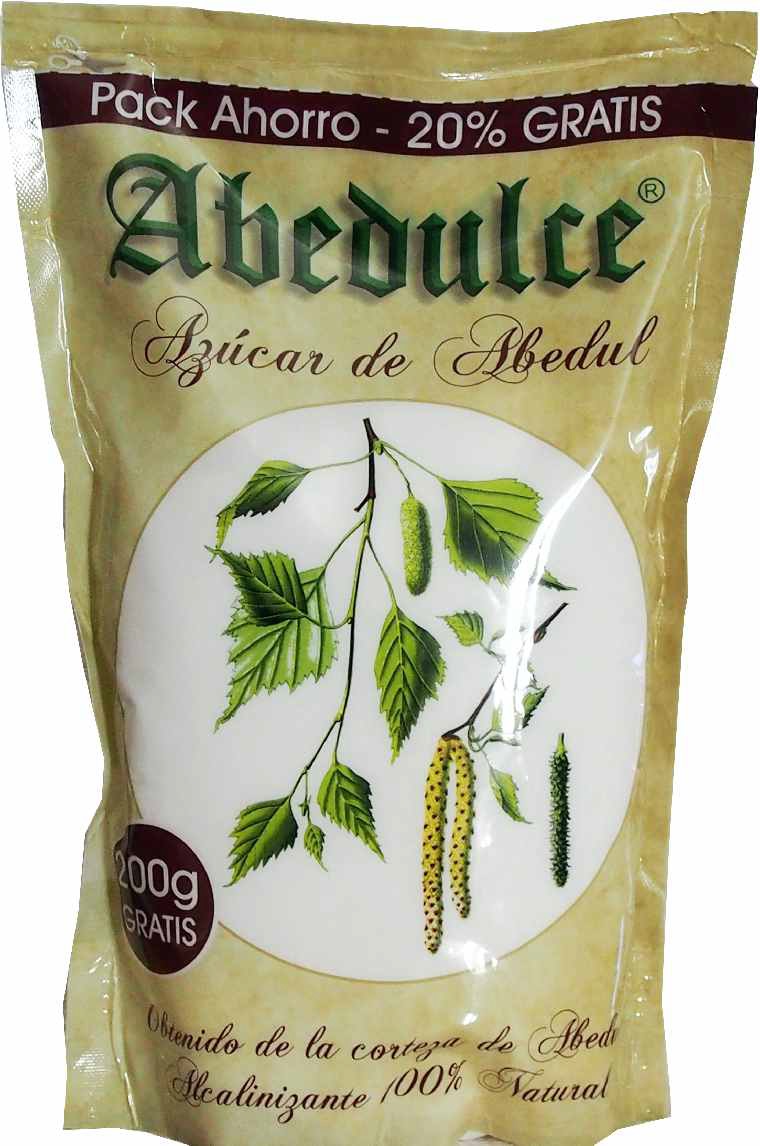 Doce Abeb Xilitol Açúcar de bétula em pó, 1200 g.