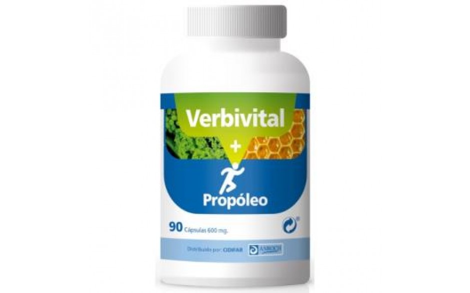 Anroch Verbivital + Própolis 500mg, 90 cápsulas.