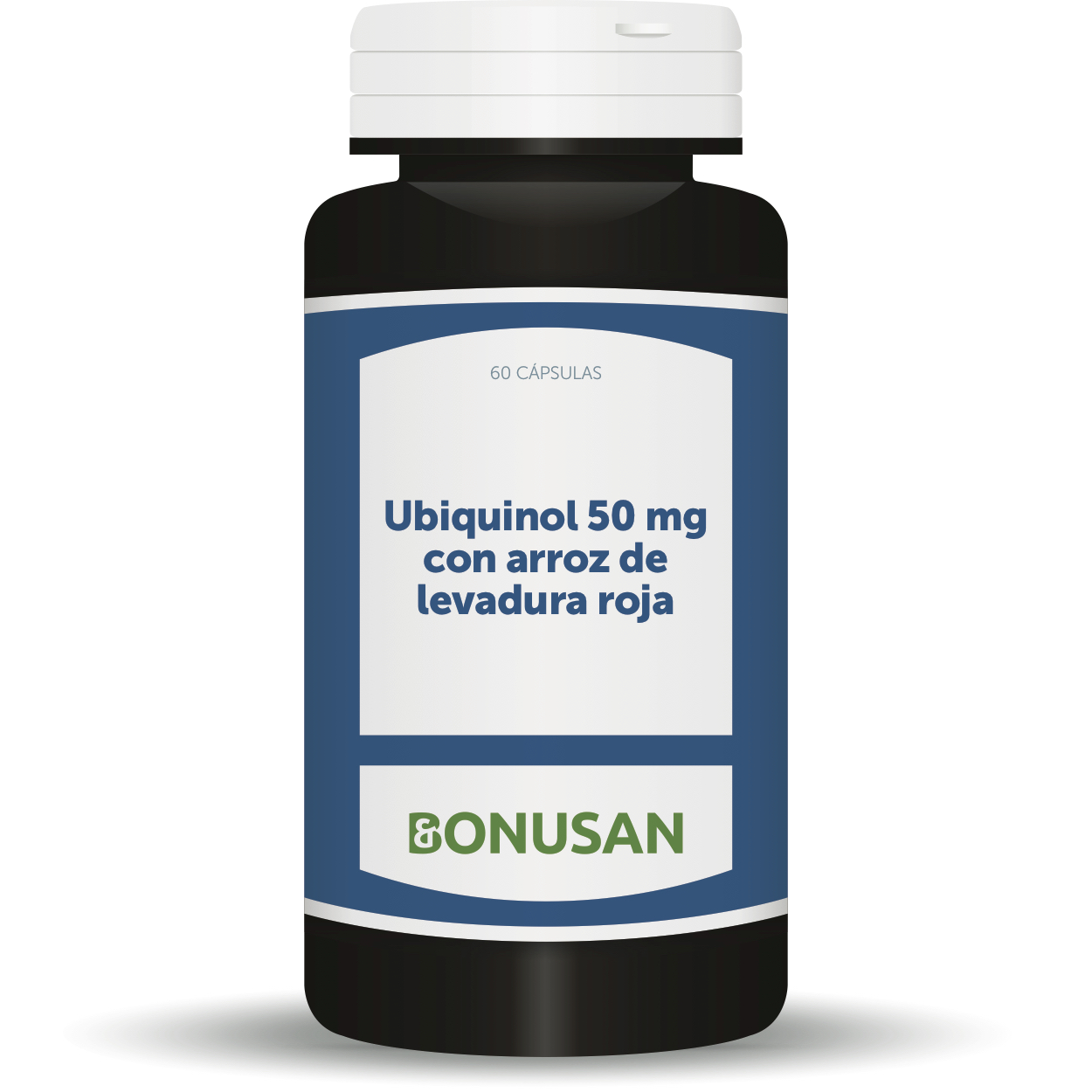 Ubiquinol Bonusan com arroz de levedura vermelha 50 mg, 60 cápsulas
