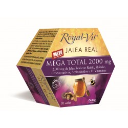 Royal Vit Royal Jelly Mega Total 2000mg, 20 frascos para injetáveis
