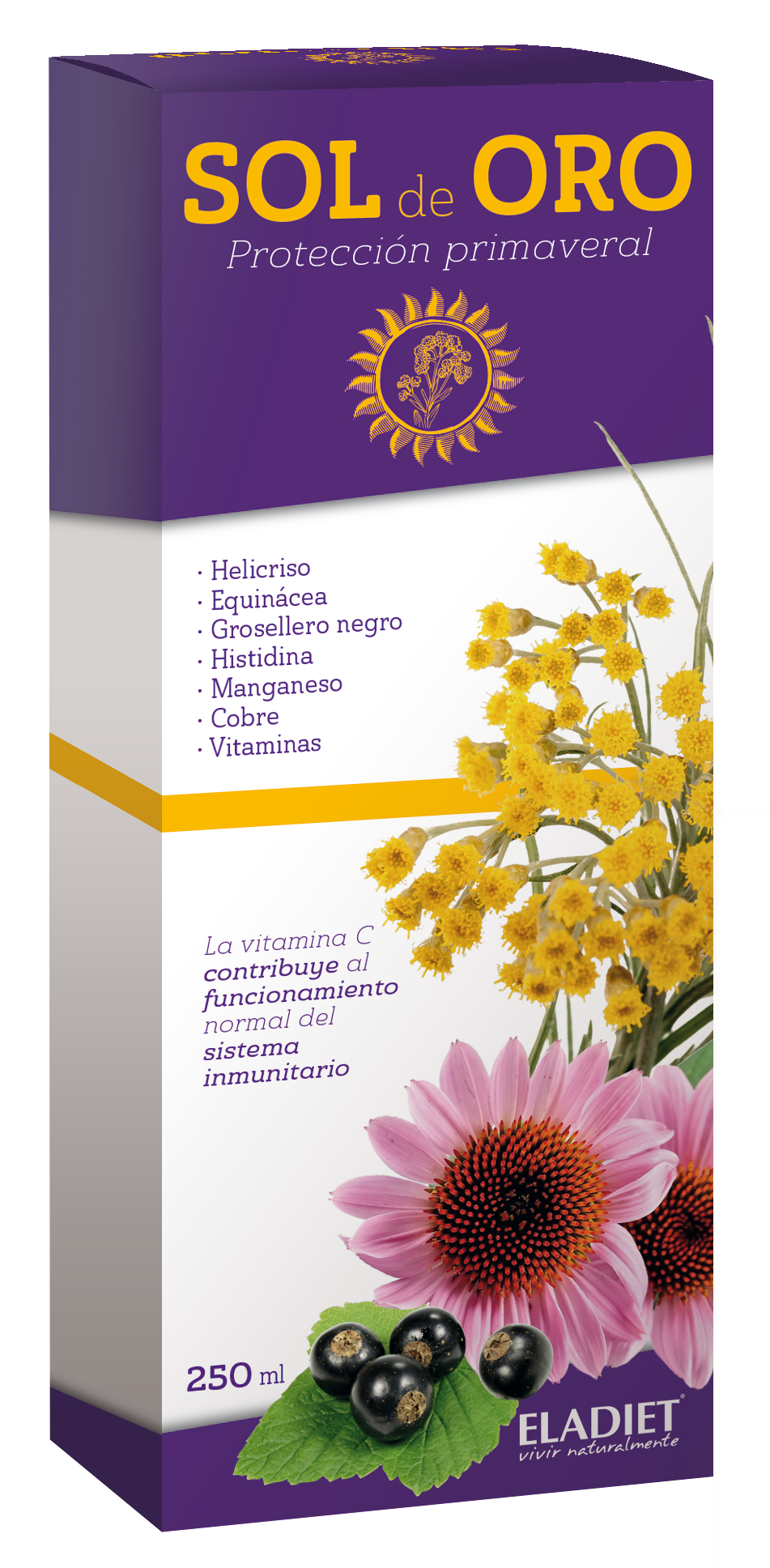 Xarope Eladiet Sol de Oro, 250 ml