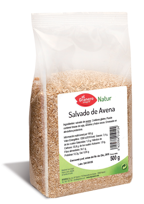 Farelo de Aveia Integral do Celeiro, 500 g