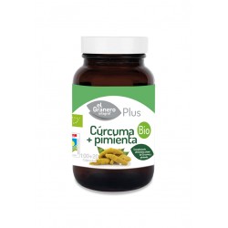 El Granero Integral Plus Cúrcuma Orgânica + Pimenta, 100+20 Cápsulas