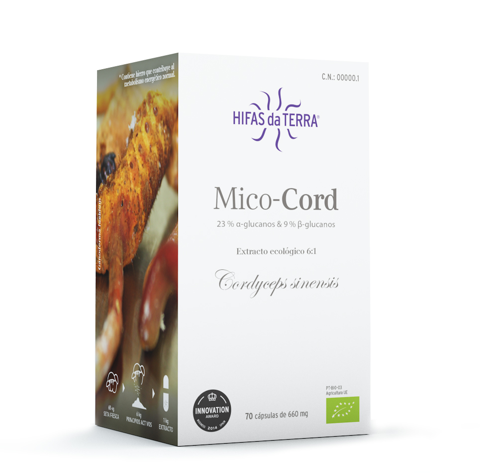 Hifas da Terra Mico-Cord, 70 cápsulas