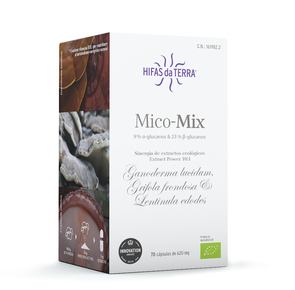 Hifas da Terra Mico-Mix, 70 cápsulas.