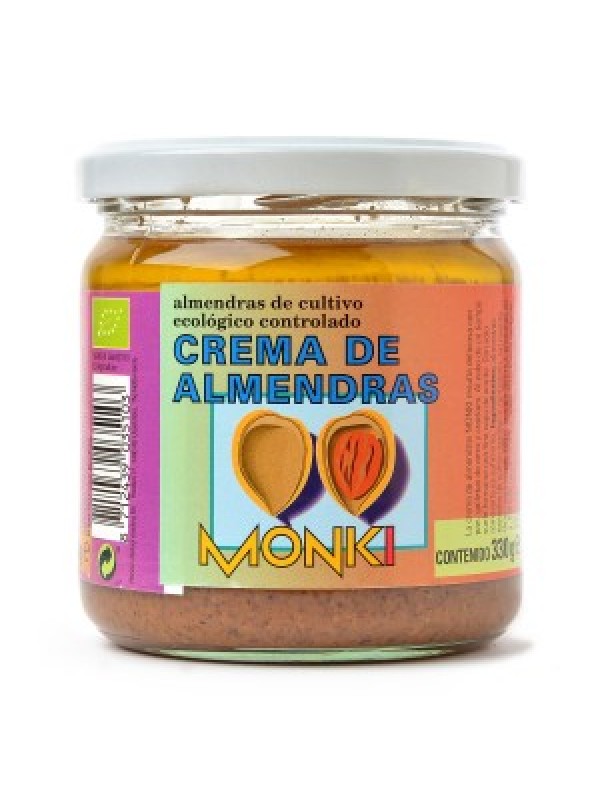 Monki Creme de Amêndoas Orgânico, 330 g