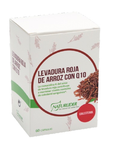 Naturlider Red Yeast Rice com Q10, 60 vegicaps