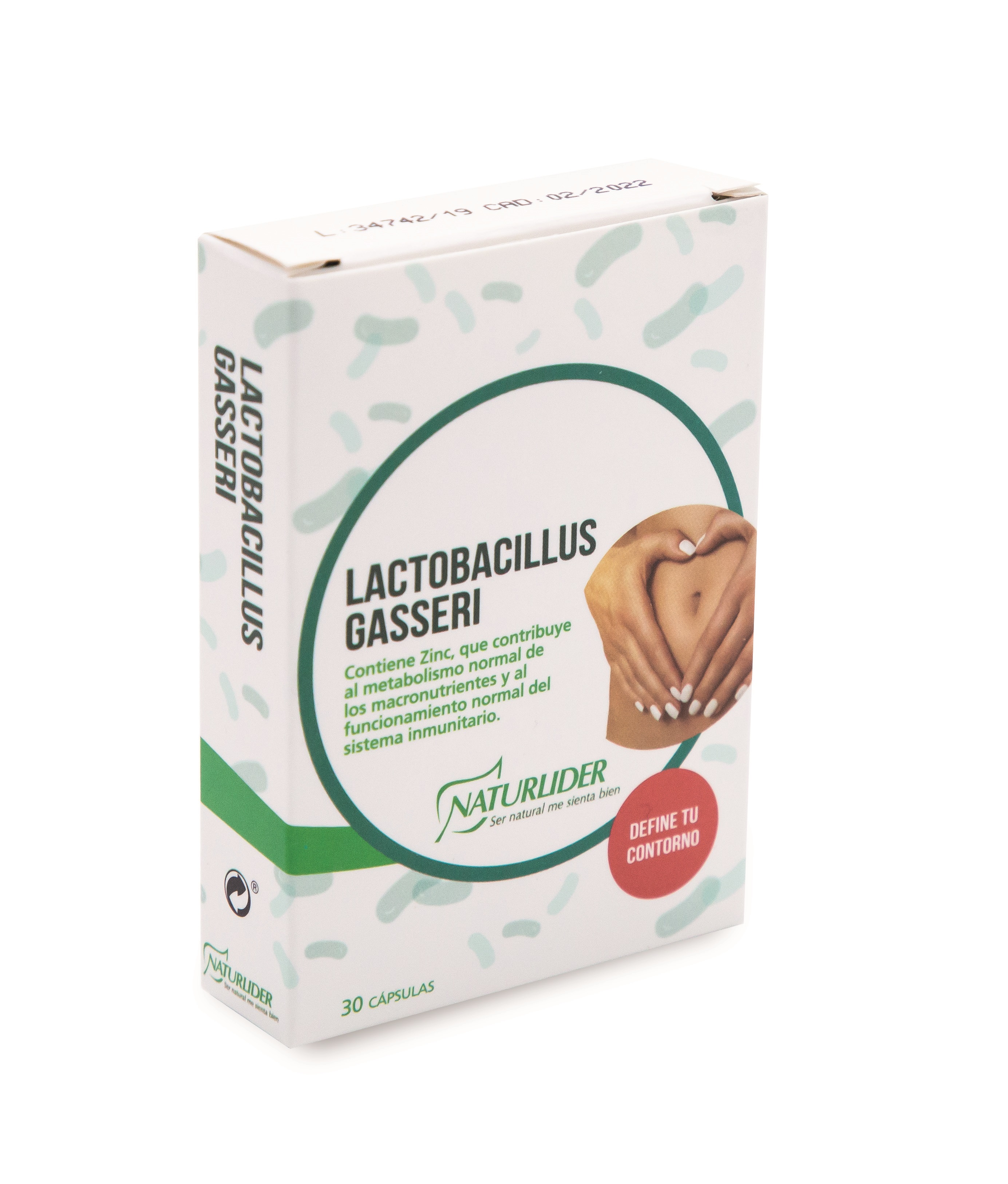 Naturlider Lactobacillus Gasseri, 30 vegetais.