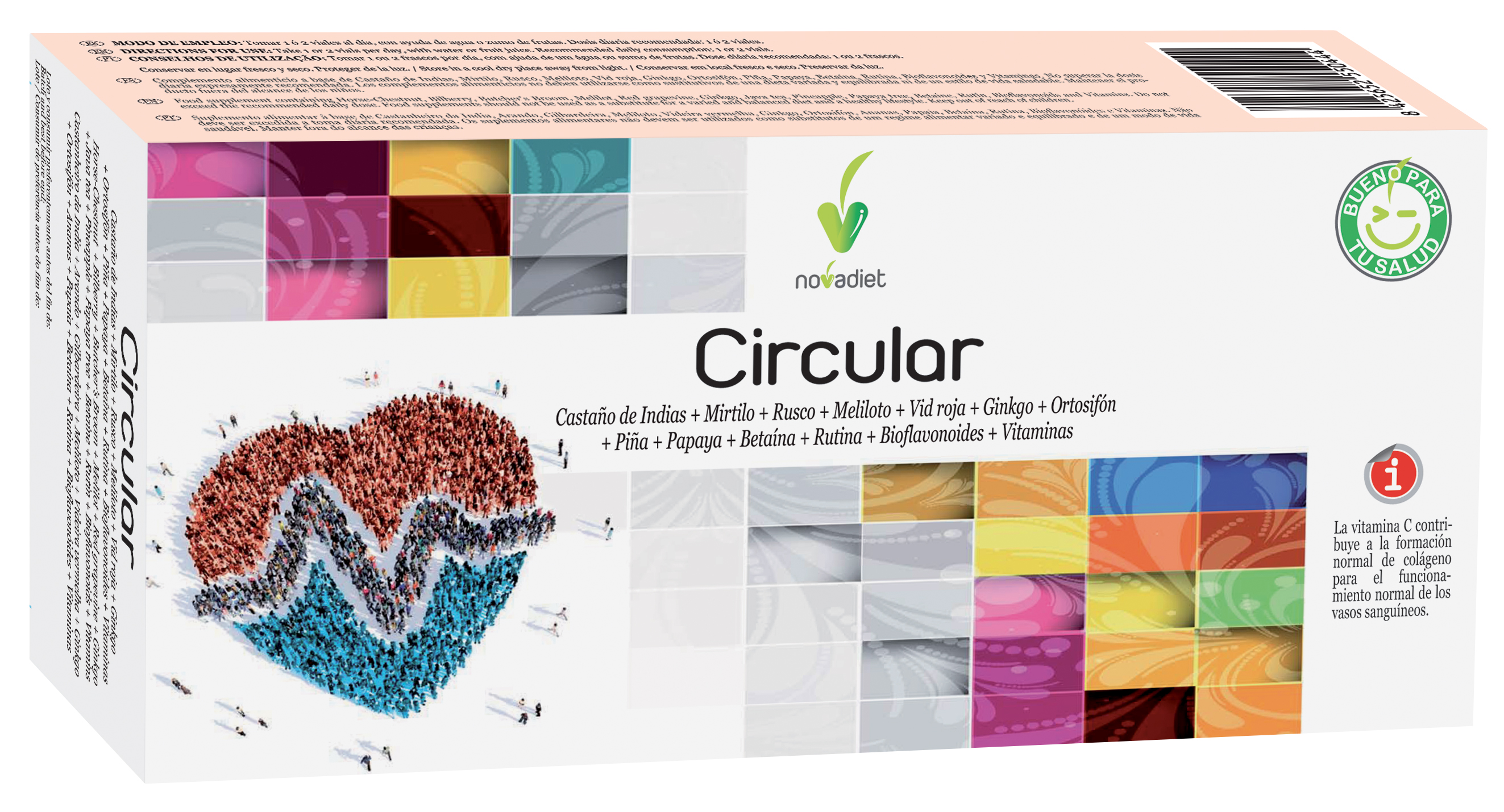 Novadiet Circular, 20 frascos para injetáveis
