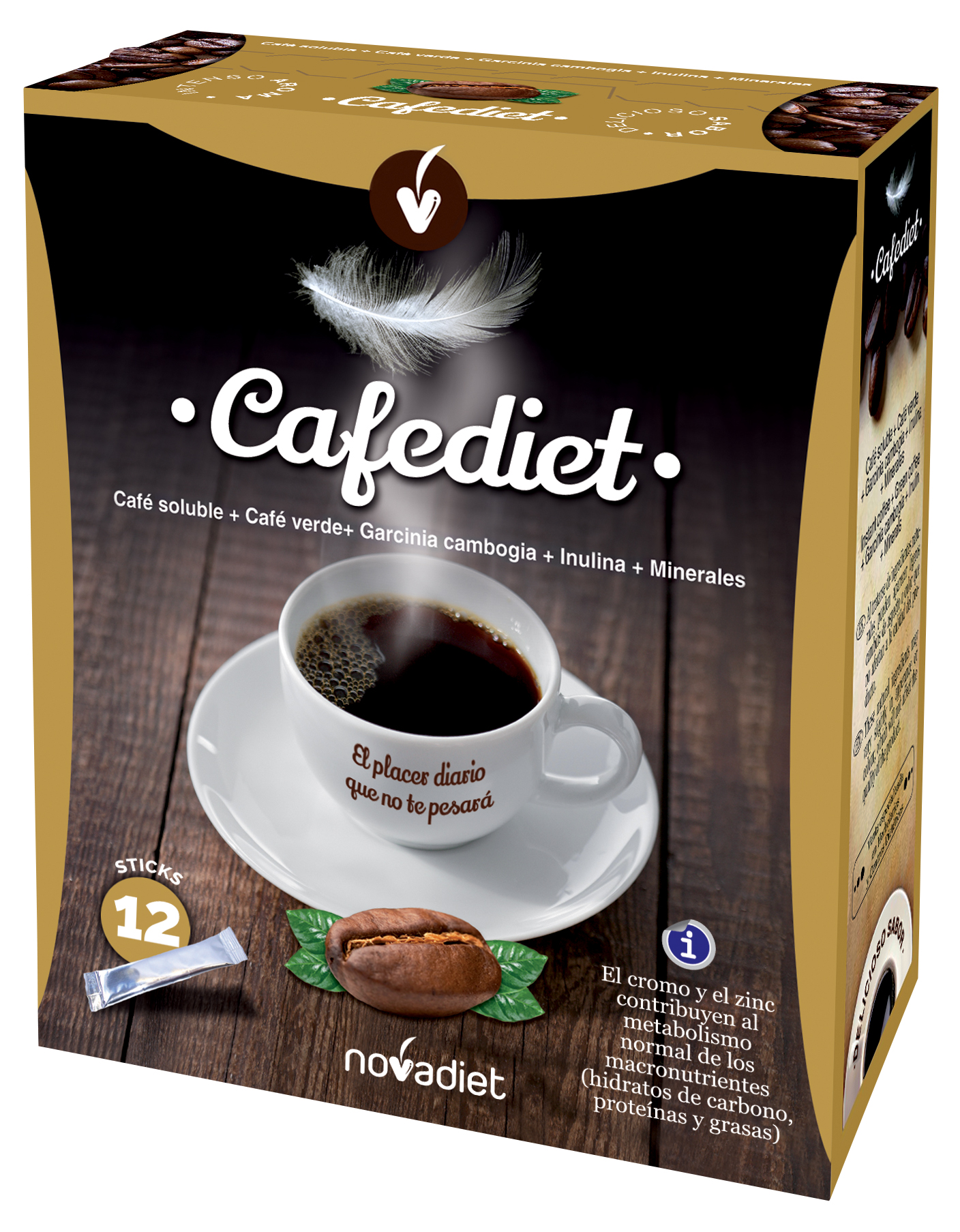 Novadiet Cafediet, 12 palitos