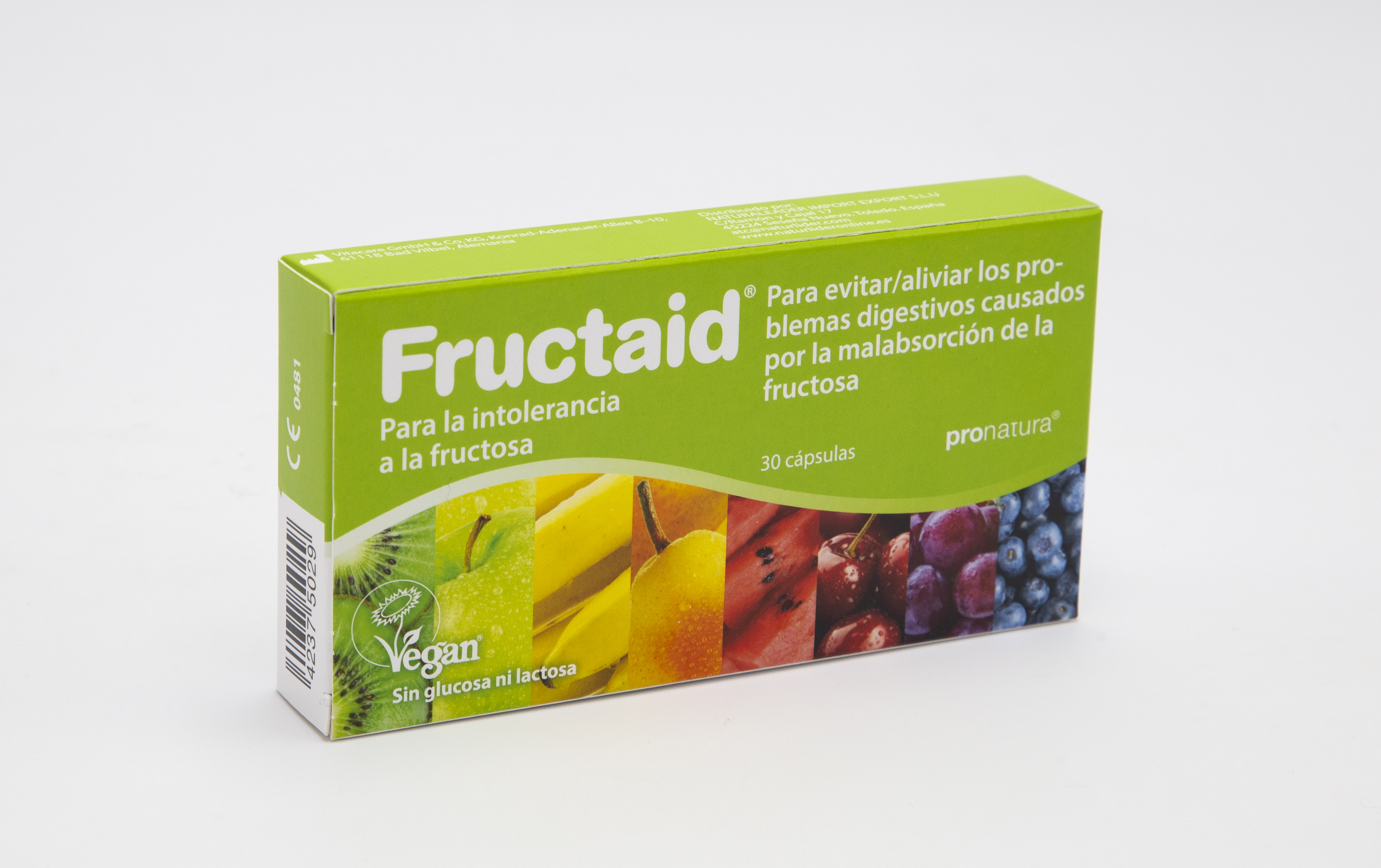Naturlider Pronatura Fructaid, 30 cápsulas