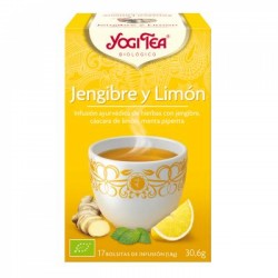 Chá de Yogi Gengibre & Limão, 17 sachês