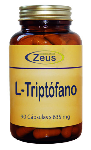 Zeus L-triptofano suplementos, 90 cápsulas