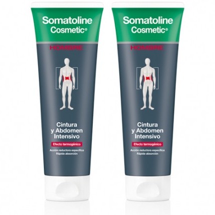 Somatoline Cosméticos Cintura Masculina & Abdômen Intensivo Duplo, 2x250ml