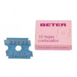 Beter Callus Trimmer Folhas, 10 unidades.