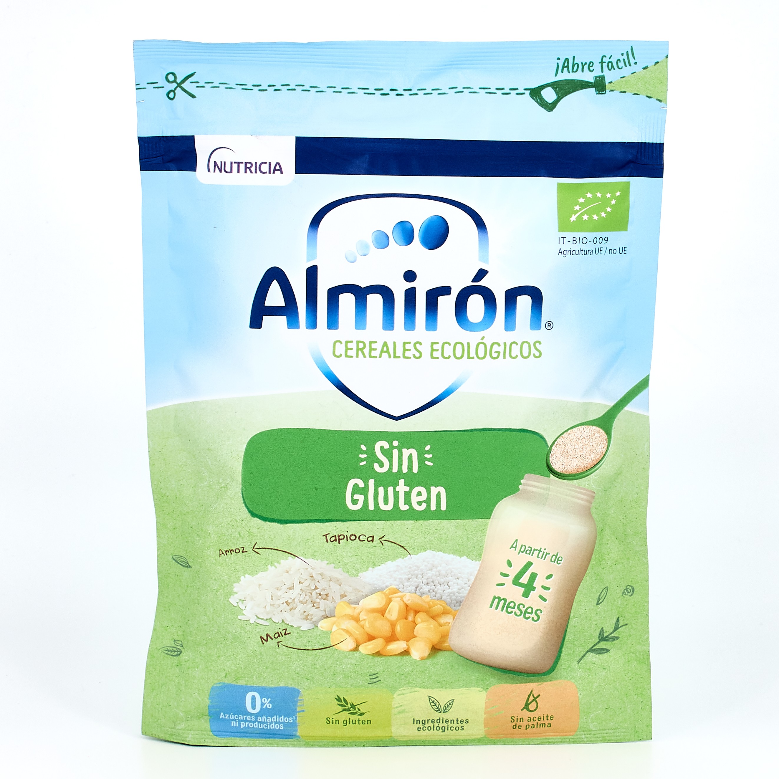 Almiron Cereais Orgânicos Sem Glúten, 200g.