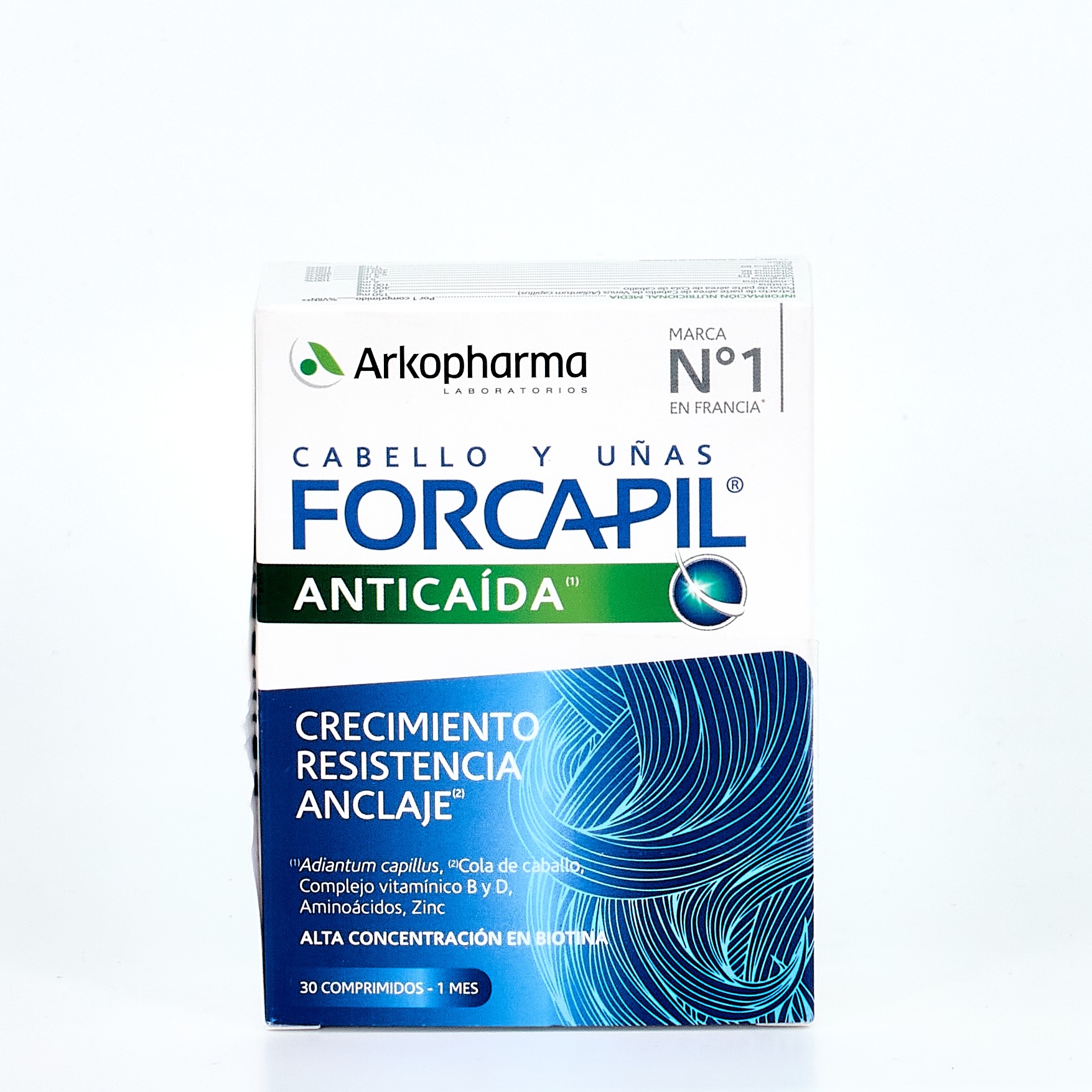 Arkopharma Forcapil Anti-Queda de Cabelo, 30 cápsulas.