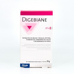 Pileje Digebiane Rfx, 20 comprimidos mastigáveis.