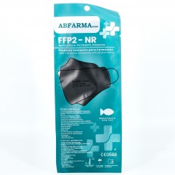 FFP2 Máscara de peixe preto, 1 pc.