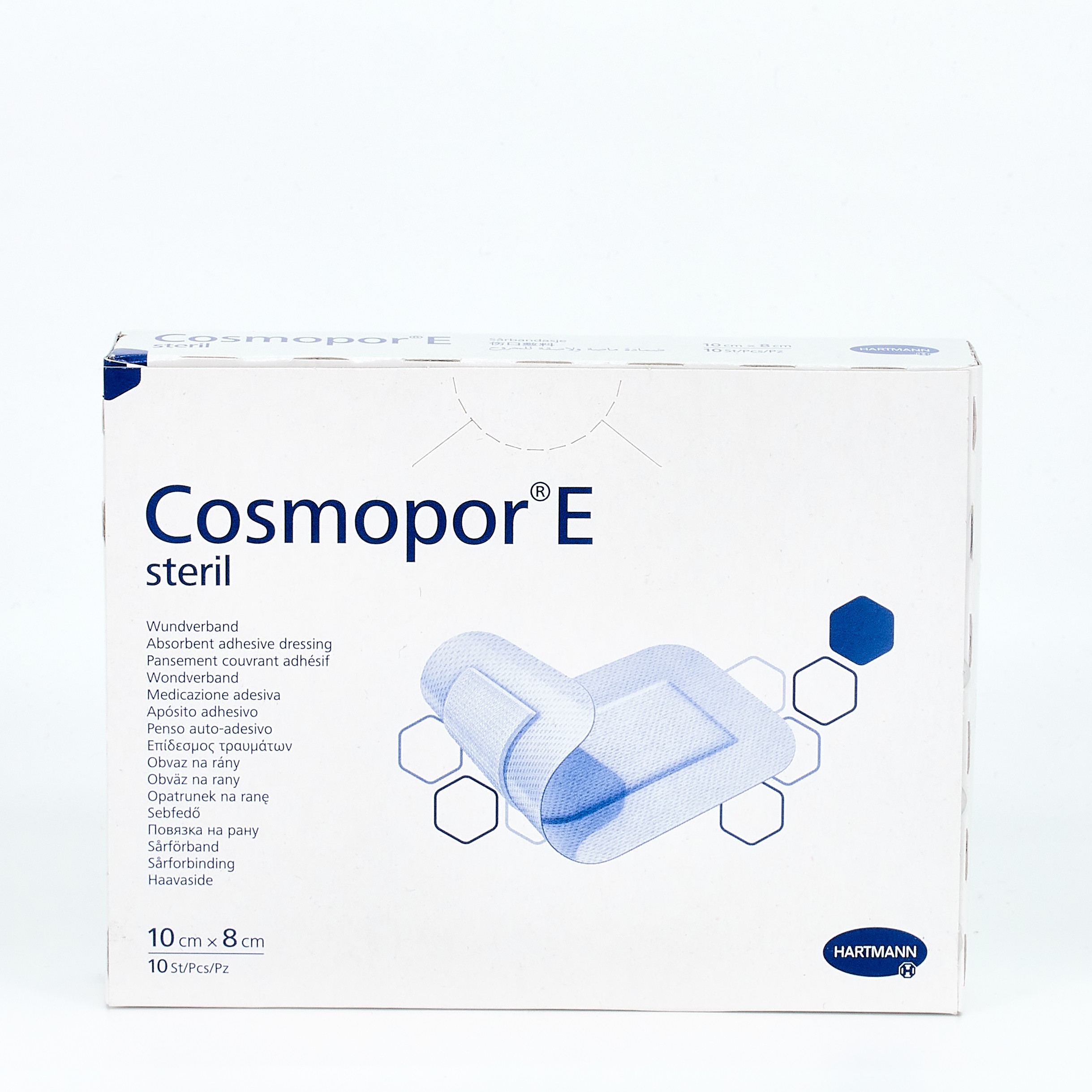 Cosmopor E Steril Curativos 10 X 8 cm, 10 Peças