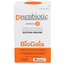Casenbiotic vitamina D, 30 comprimidos mastigáveis