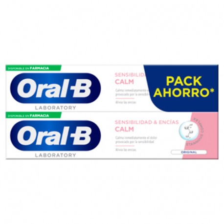 Oral-B DUPLO Sensibilidade & Goma Creme Dental Calma Original, 2x100 ml