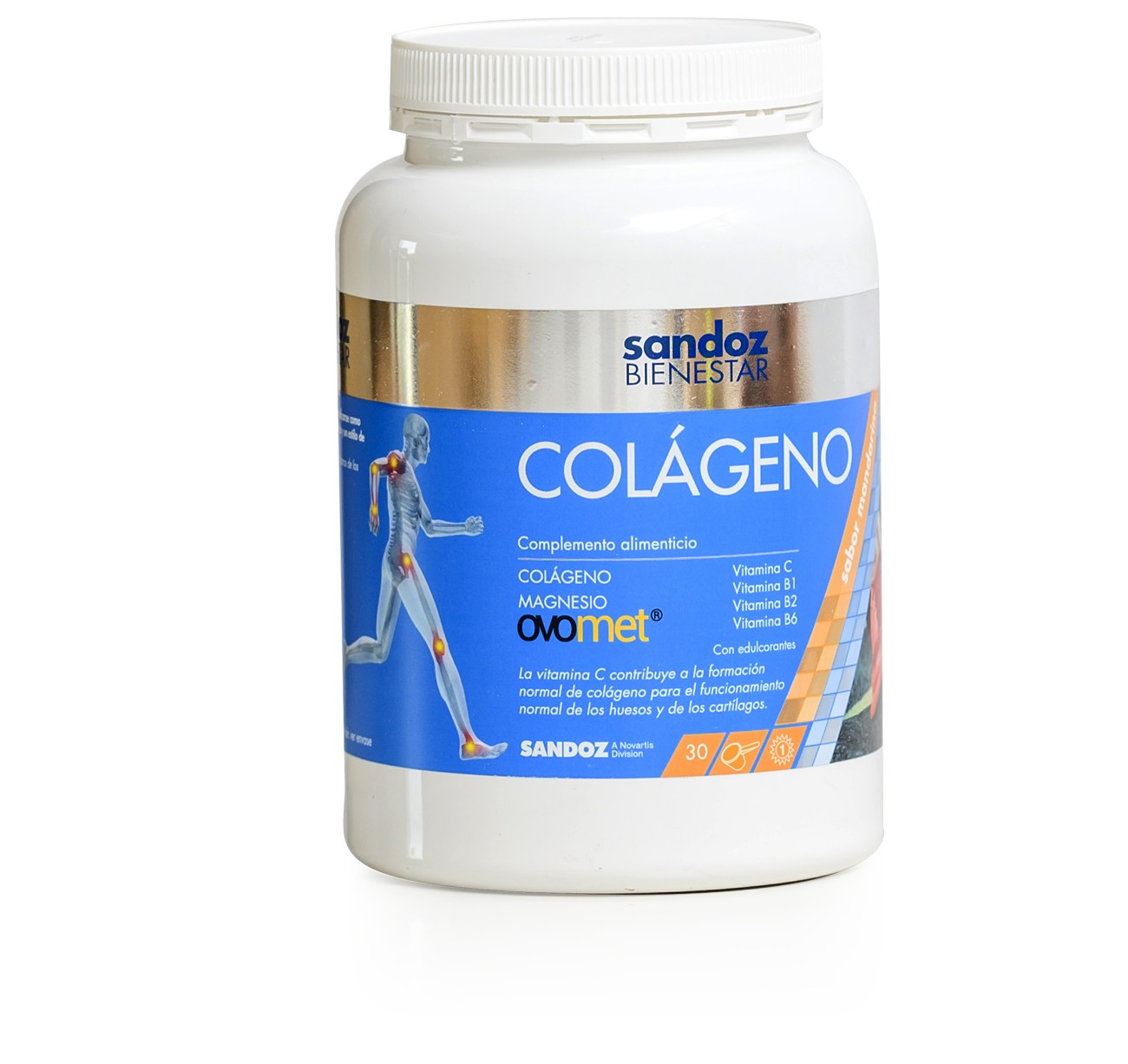 Sandoz Wellness Sabor Tangerina Colágeno, 360 g