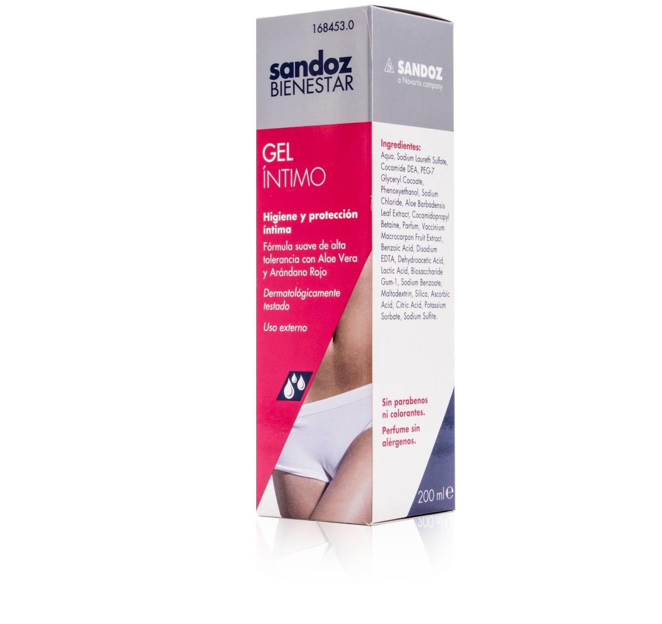 Sandoz Wellness Gel Íntimo, 200 ml