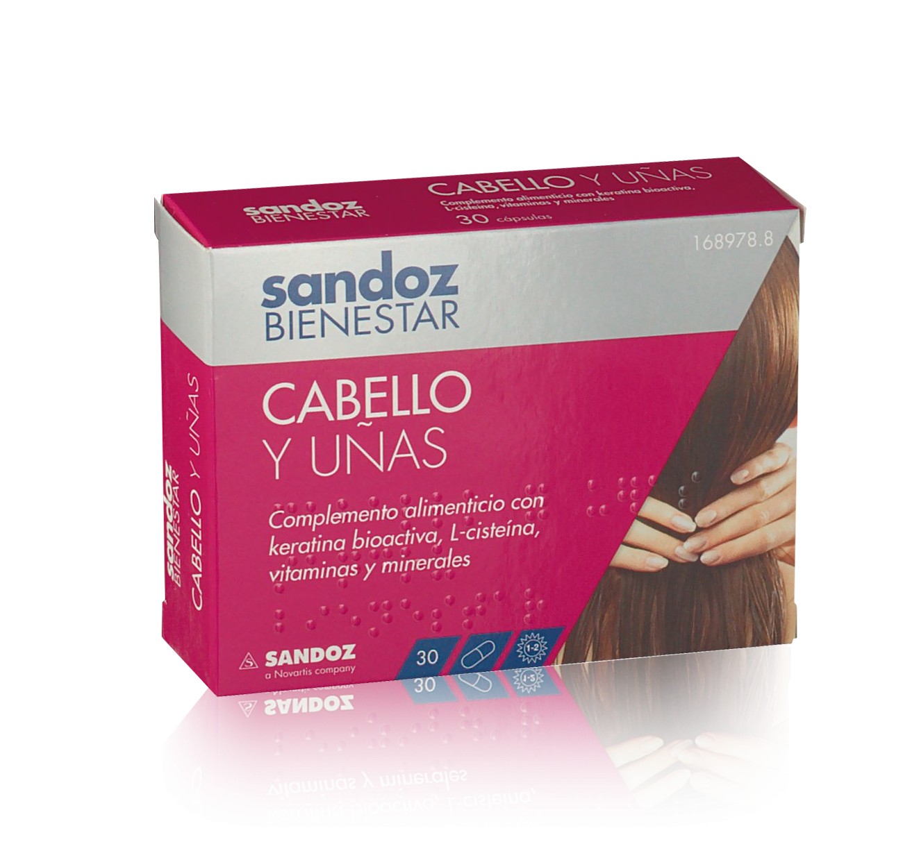 Sandoz Hair & Nail Wellness, 30 Cápsulas Sandoz Hair & Nail Wellness, 30 Cápsulas