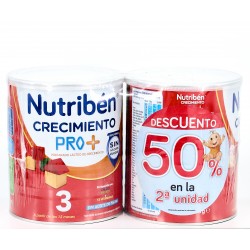 Nutriben Growth PRO + 3 Duplo, 3 2X800 g