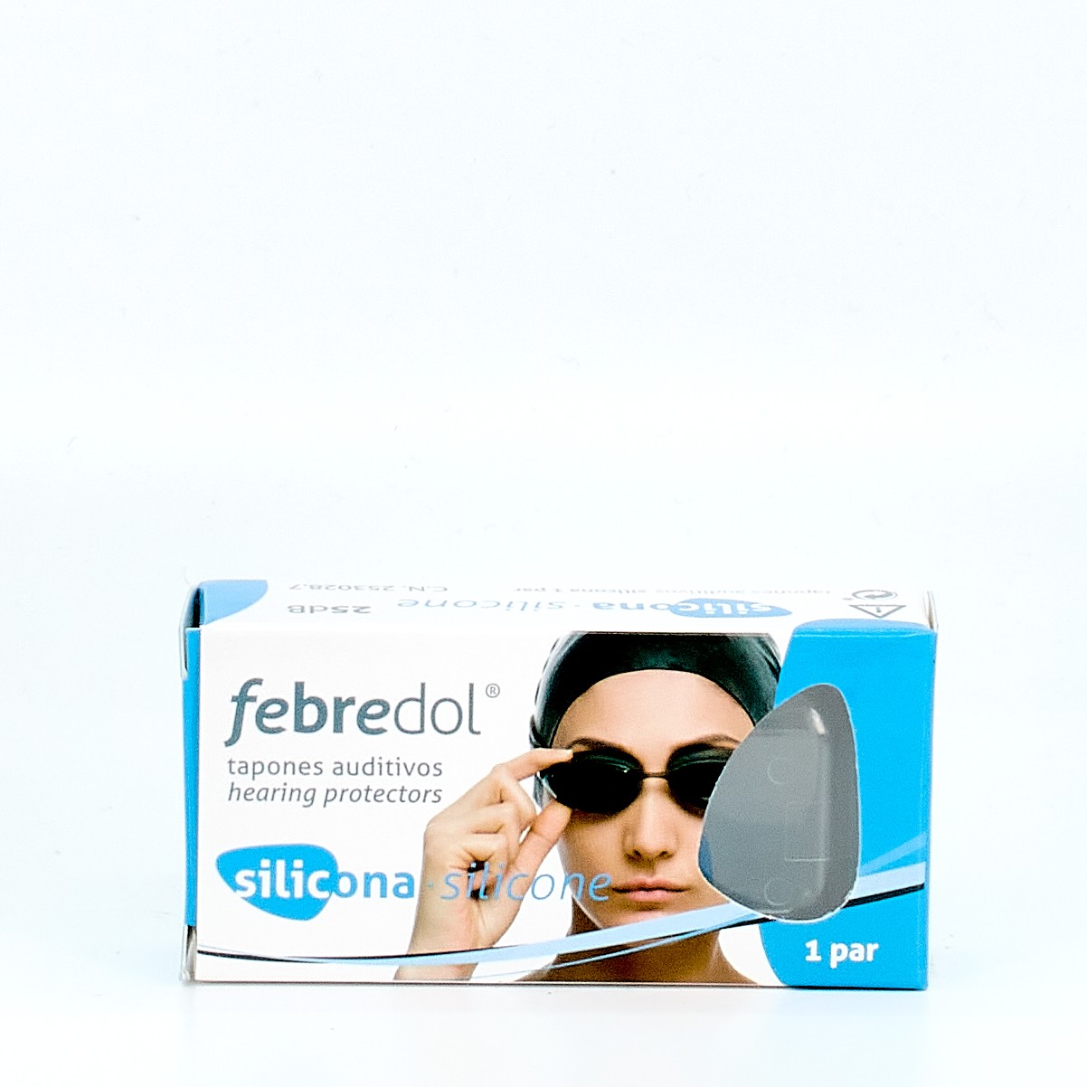 Tampões de silicone Febredol, 1 par.