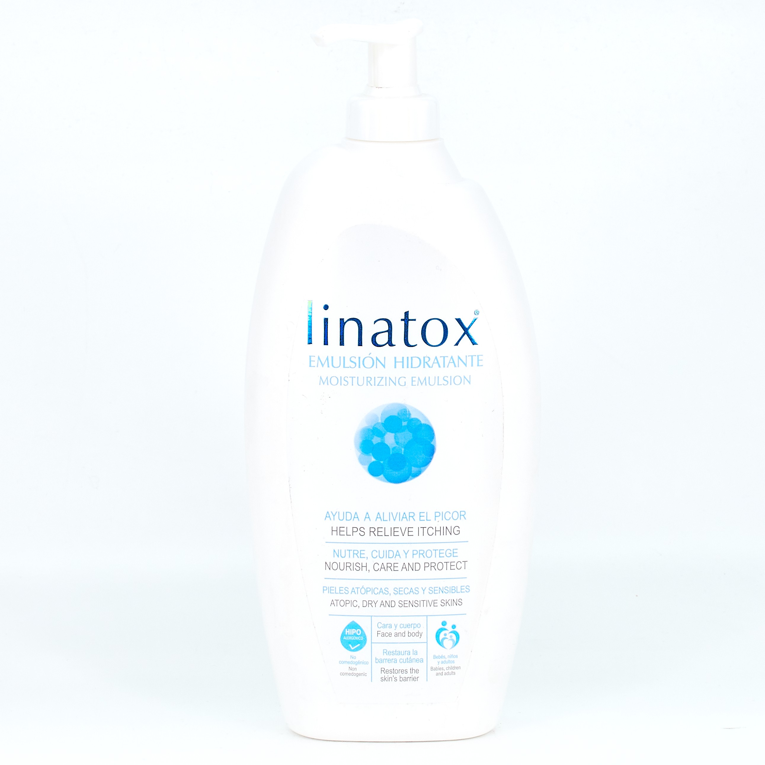 Emulsão Hidratante Linatox, 500ml.