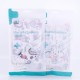 Desenho de máscara cirúrgica infantil branco, 10 máscaras
