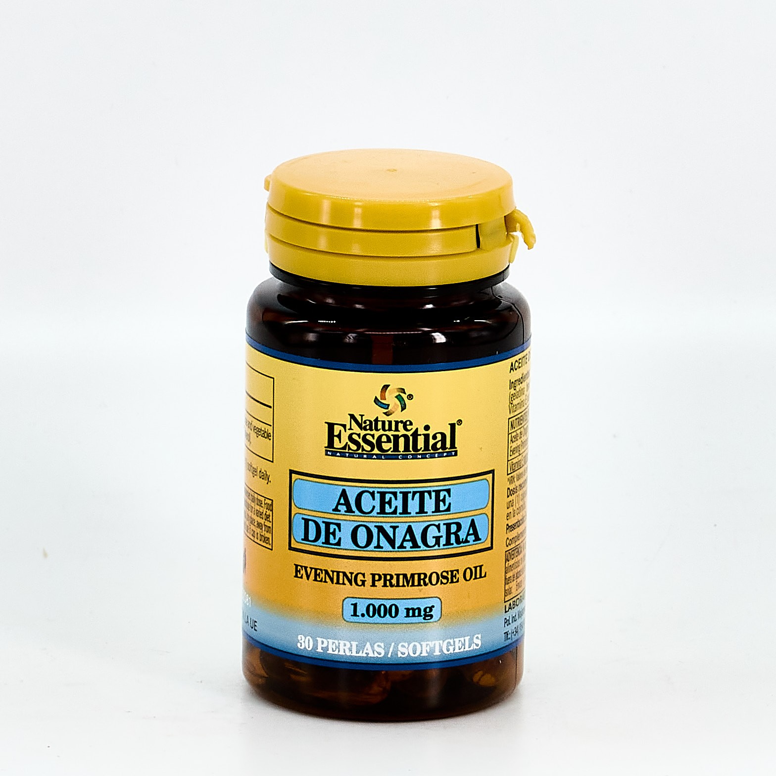 Nature Essential Óleo de Prímula 1000mg, 30 Cápsulas