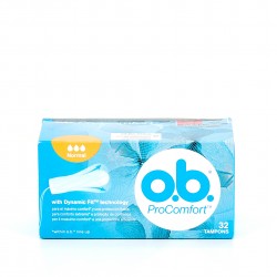 O.B. ProComfort normal, 32 tampões.