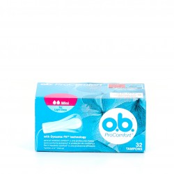 O.B. Procomfort mini, 32 tampões