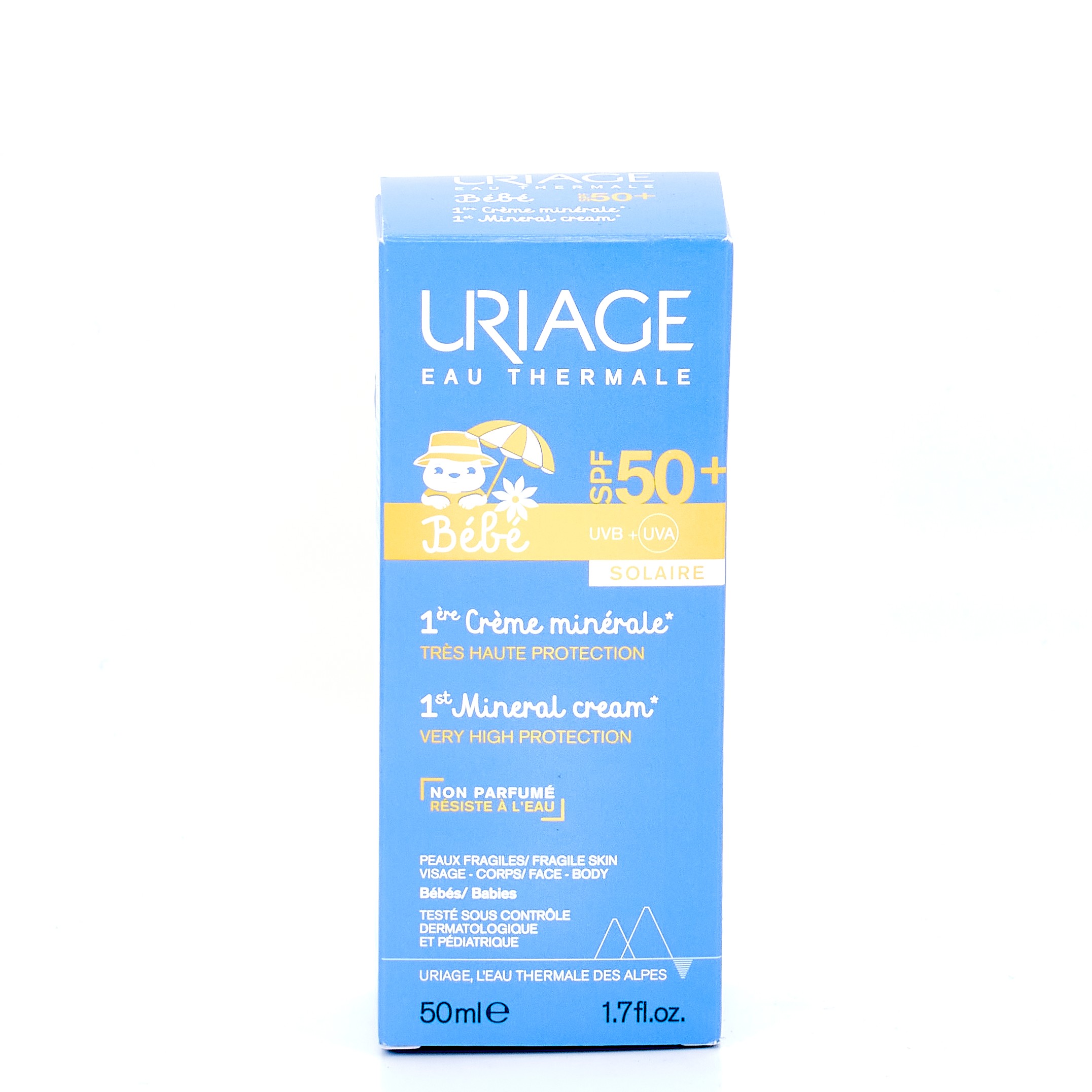 Uriage baby 1era Creme Mineral FPS50+, 50ml