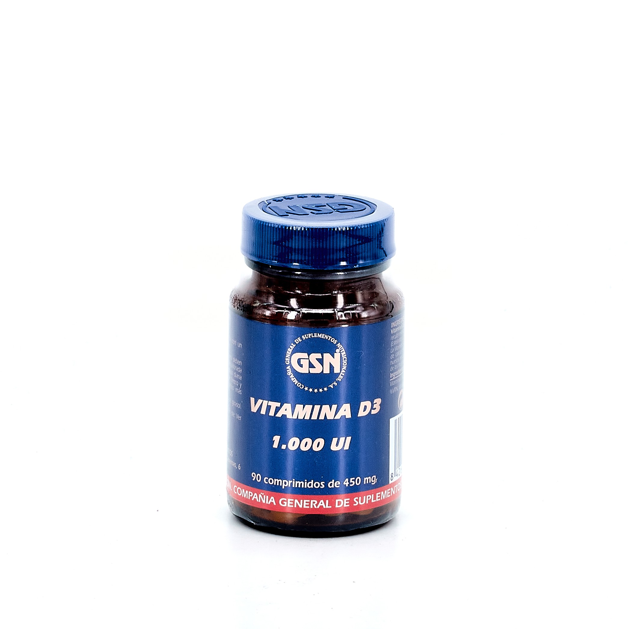 GSN Vitamina D3. 1000 UI, 90 comprimidos