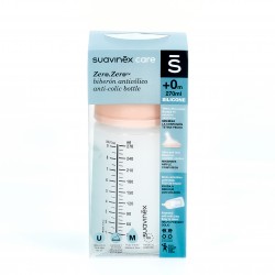 Suavinex Zero Garrafa Anti-cólica Flow M, 270ml.